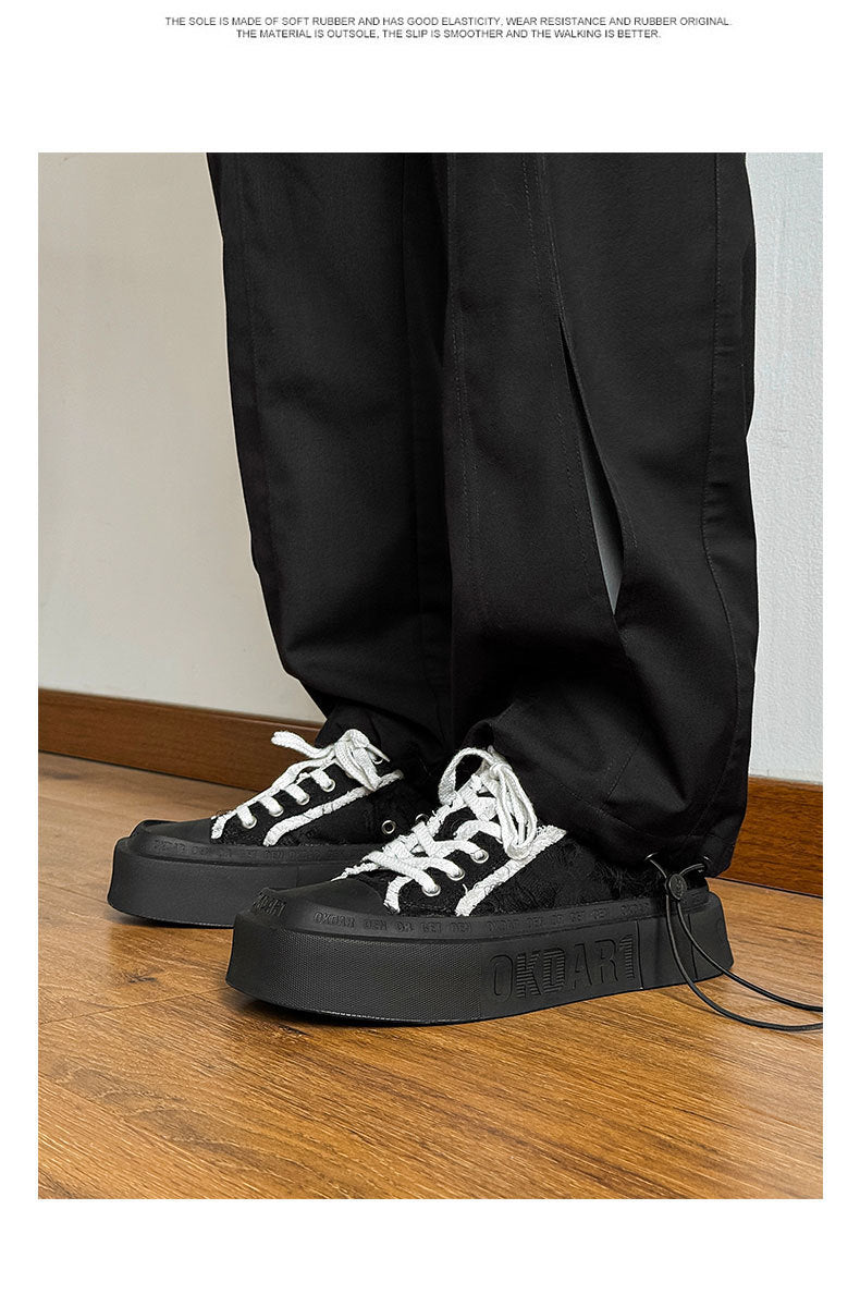 Tenis Blancos Estilo Coreano con Agujetas