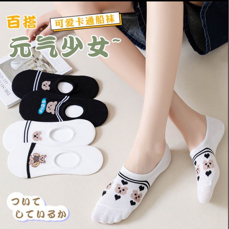 One-Piece Drop-Shipping Men's and Women's Four-Season Anti-Odor and Sweat-Absorbent Short Socks Disposable Socks Men's Welfare Cotton Socks