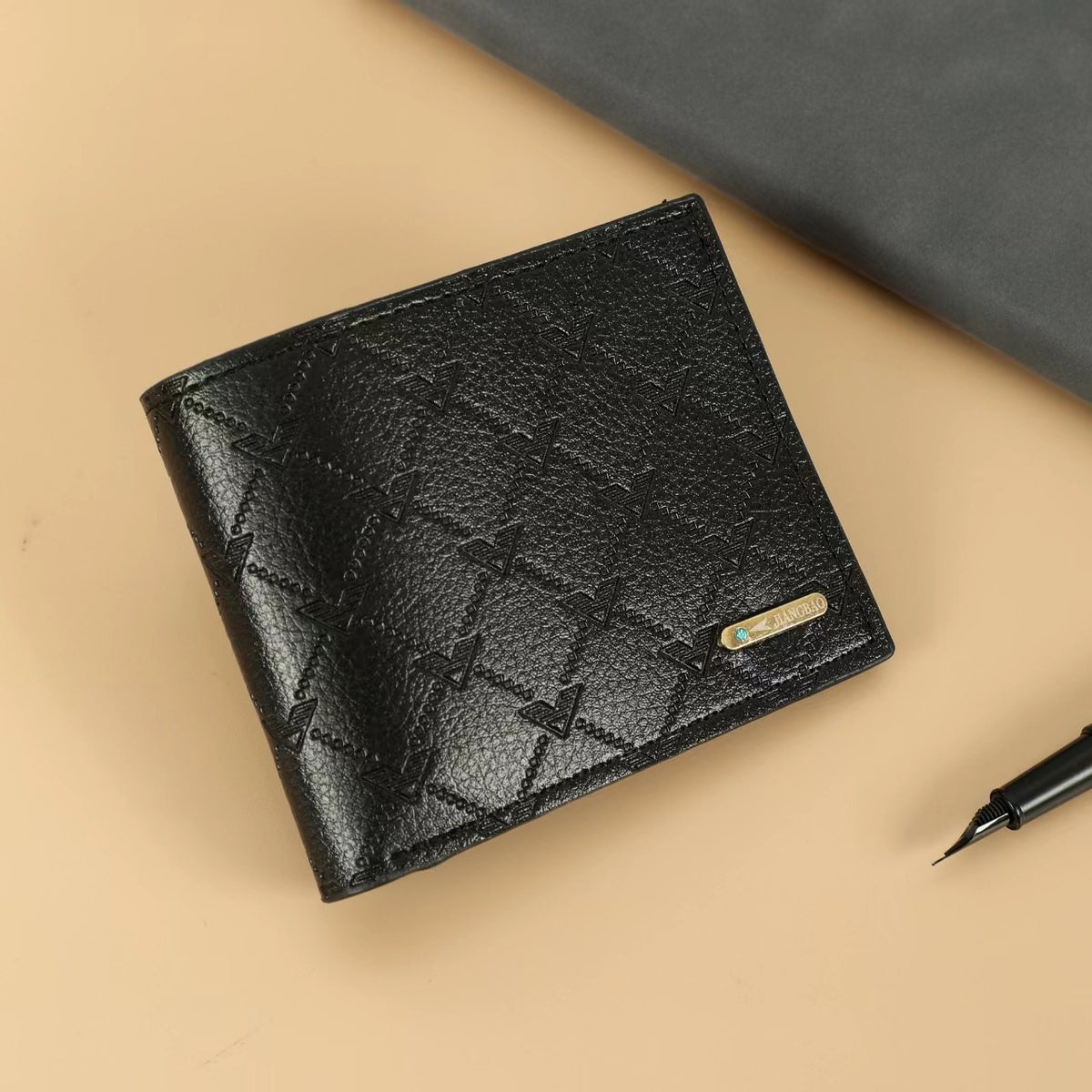 2024 New Cross-Border Supply Pu Coin Wallet Card Holder Men's Wallet Short Source Manufacturer Wallet Wholesale