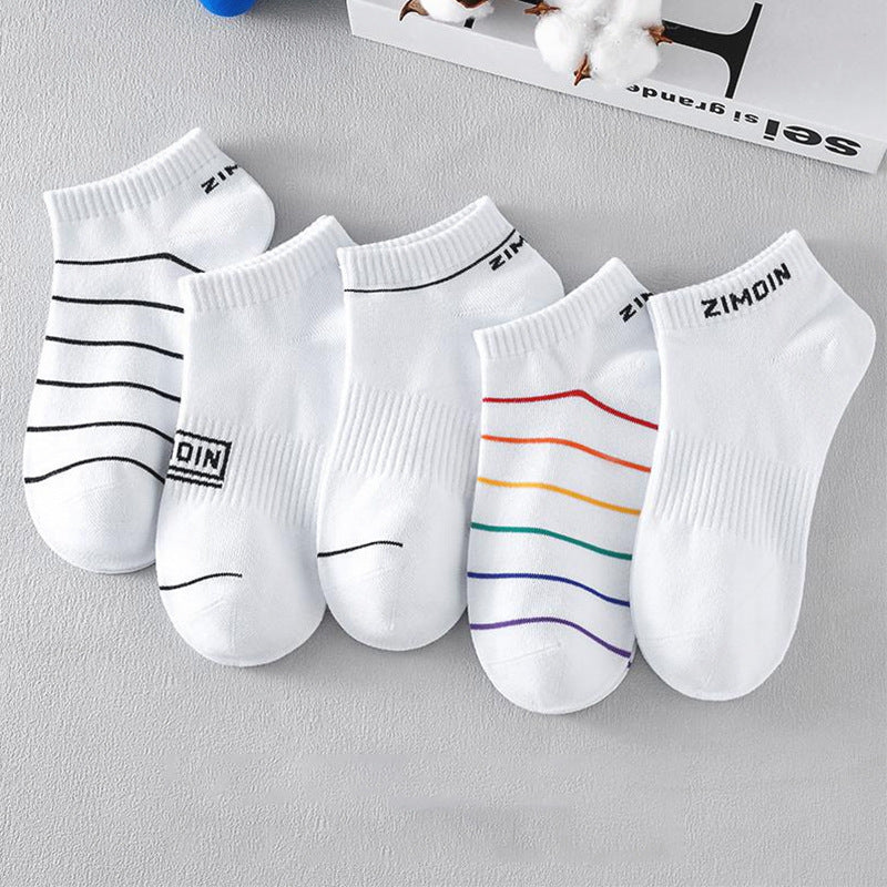 One-Piece Drop-Shipping Men's and Women's Four-Season Anti-Odor and Sweat-Absorbent Short Socks Disposable Socks Men's Welfare Cotton Socks
