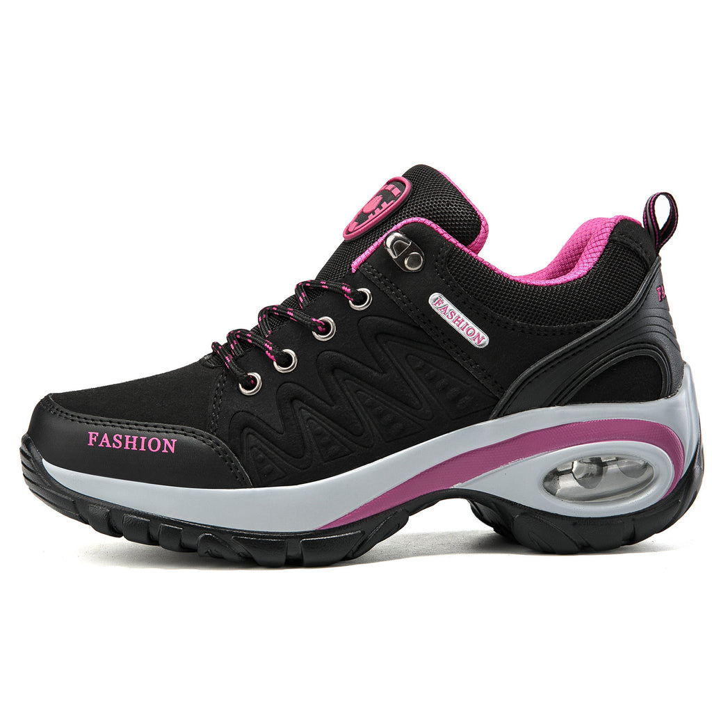 Outdoor Air-Cushion Shoes, Running and Hiking Shoes, Heightening Soft-Soled Shock-Absorbing Mom's Shoes, Sports Versatile Thick-Soled Casual Shoes, Women's Shoes
