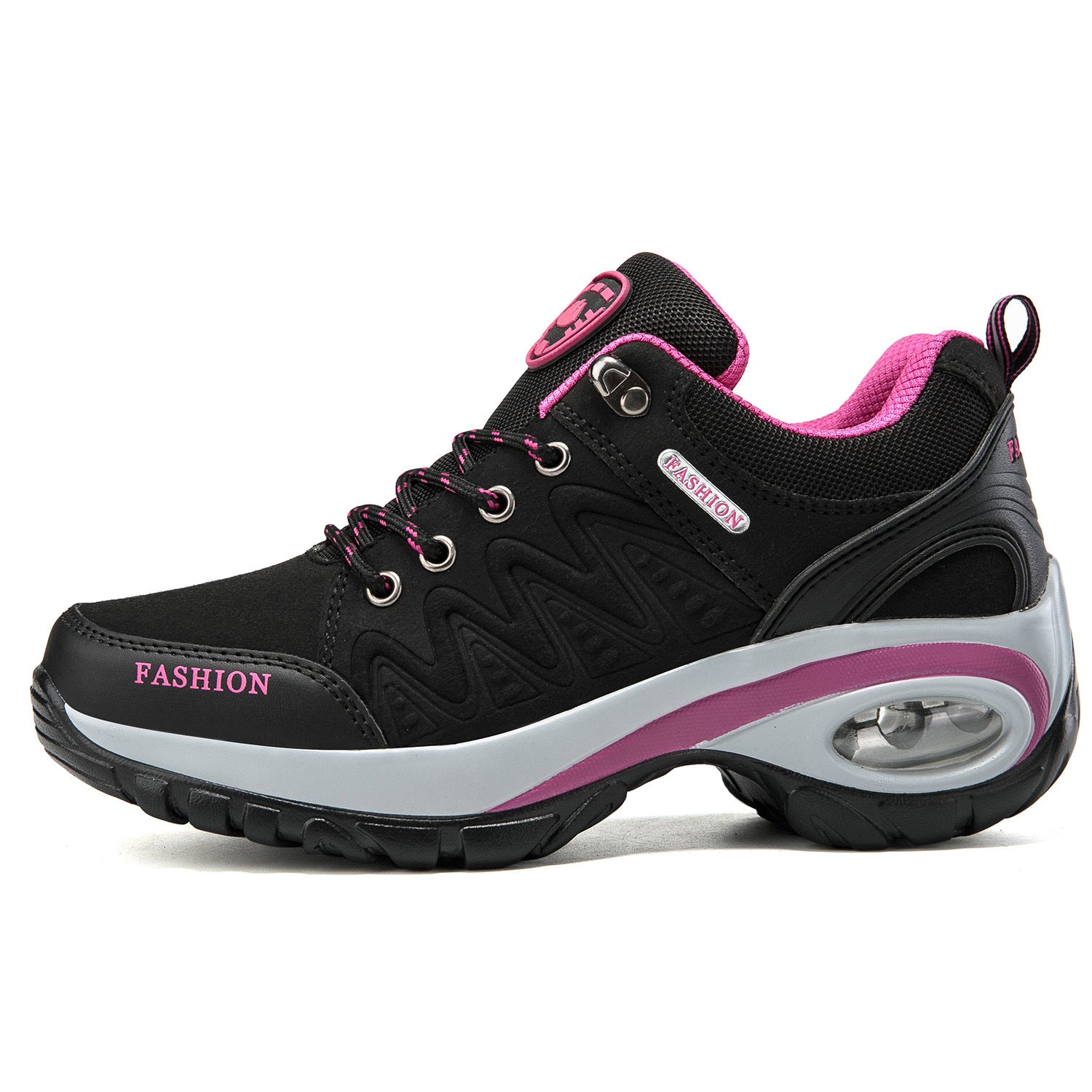 Outdoor Air-Cushion Shoes, Running and Hiking Shoes, Heightening Soft-Soled Shock-Absorbing Mom's Shoes, Sports Versatile Thick-Soled Casual Shoes, Women's Shoes