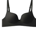 Women's Lingerie for Small Busts, Enhancing and Gathering, Seamless, Push-Up, Wireless, Beautiful Back Bra, Bright Red Bra