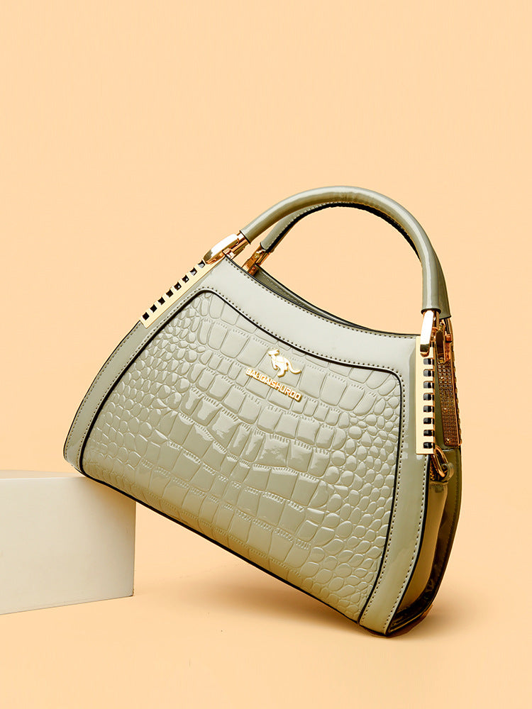 Bags Women's Bags Crocodile Pattern Handbags 2025 Foreign Trade New Trendy Ladies Handbags Women's Shoulder Bags
