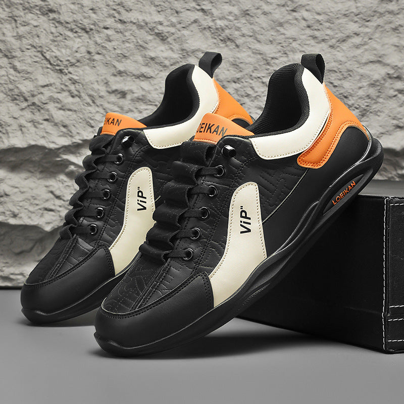 Slip-on Men's Shoes Spring 2025 New Casual Sneakers Men's Fashion Contrast Color Sneakers Outdoor Sports Forrest Gump Shoes