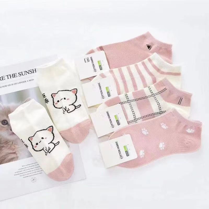 One-Piece Drop-Shipping Men's and Women's Four-Season Anti-Odor and Sweat-Absorbent Short Socks Disposable Socks Men's Welfare Cotton Socks
