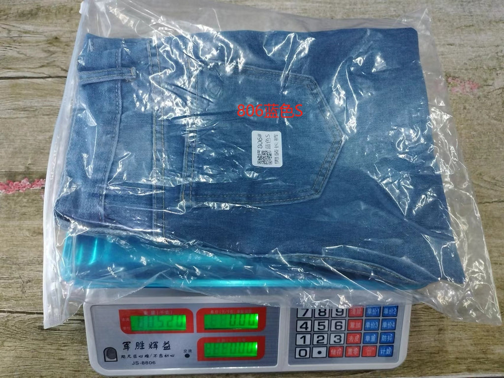 Jeans con Bordado y Cremalleras para Hombre