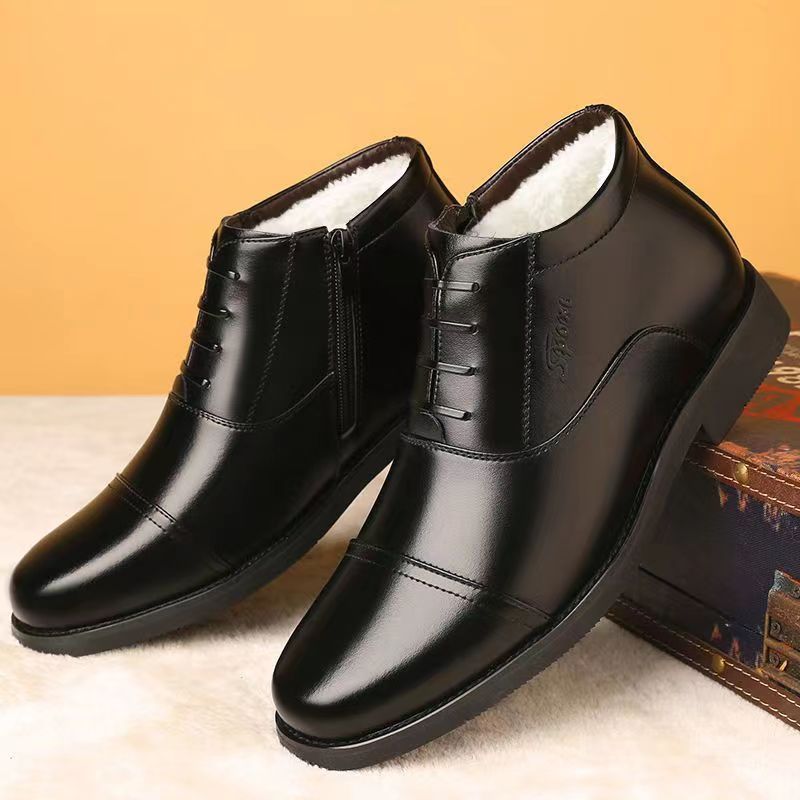 Special clearance men's cotton shoes men's thick cotton shoes antifreeze warm leisure middle-aged and elderly two cotton shoes special clearance