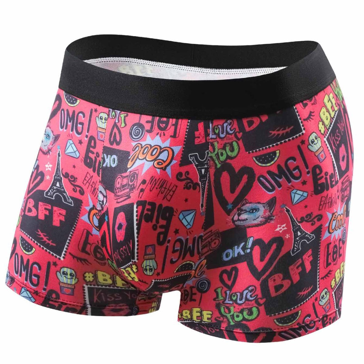 Men's Trendy Boxer Briefs from Foreign Trade Source Factory, Sexy Mid-Rise Breathable Boxer Shorts in Stock