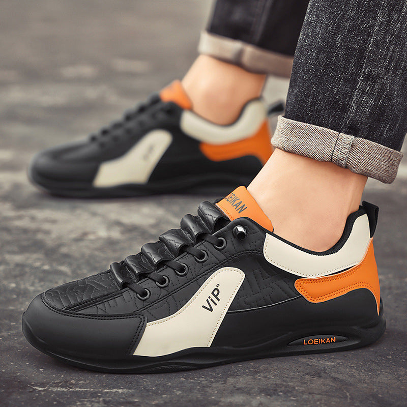 Slip-on Men's Shoes Spring 2025 New Casual Sneakers Men's Fashion Contrast Color Sneakers Outdoor Sports Forrest Gump Shoes