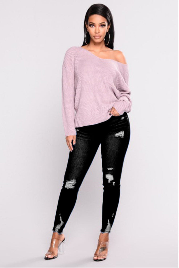 European and American College Explosions Jeans High Waist Elastic Slim Pants Export Pencil Leg Pants Special Promotion
