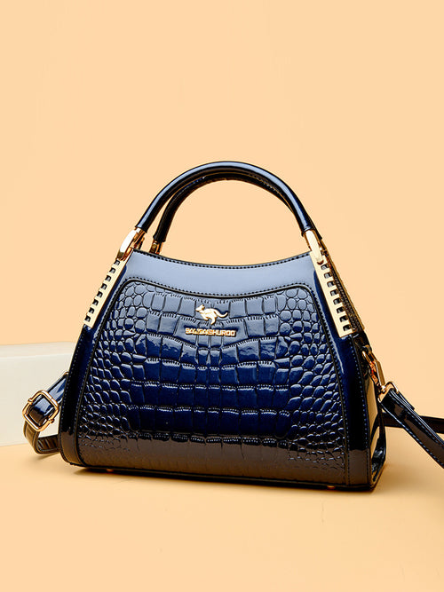 Bags Women's Bags Crocodile Pattern Handbags 2025 Foreign Trade New Trendy Ladies Handbags Women's Shoulder Bags