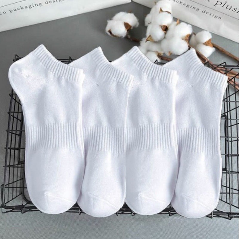 One-Piece Drop-Shipping Men's and Women's Four-Season Anti-Odor and Sweat-Absorbent Short Socks Disposable Socks Men's Welfare Cotton Socks