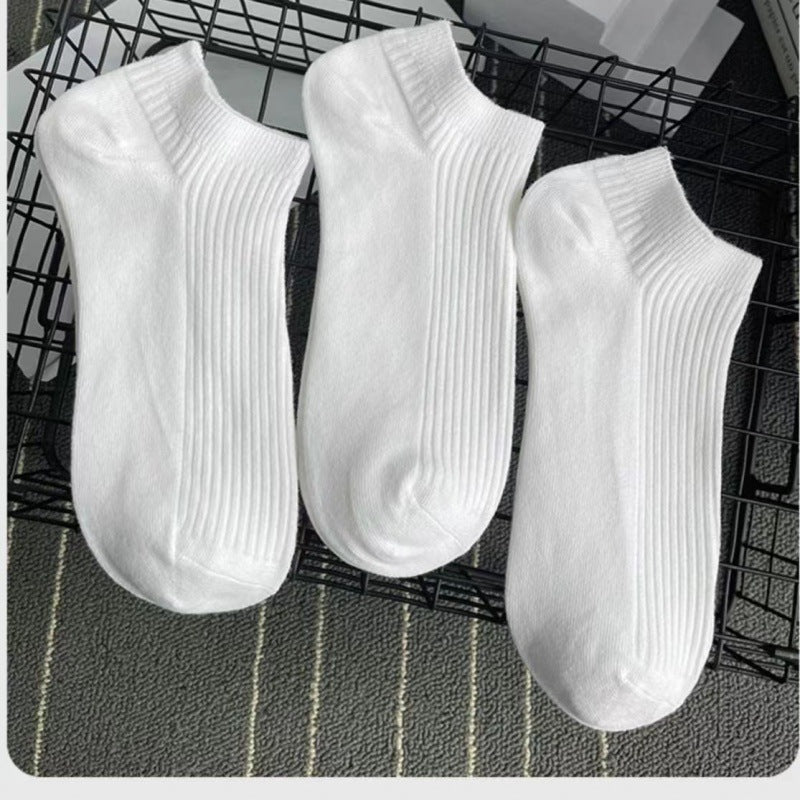 One-Piece Drop-Shipping Men's and Women's Four-Season Anti-Odor and Sweat-Absorbent Short Socks Disposable Socks Men's Welfare Cotton Socks