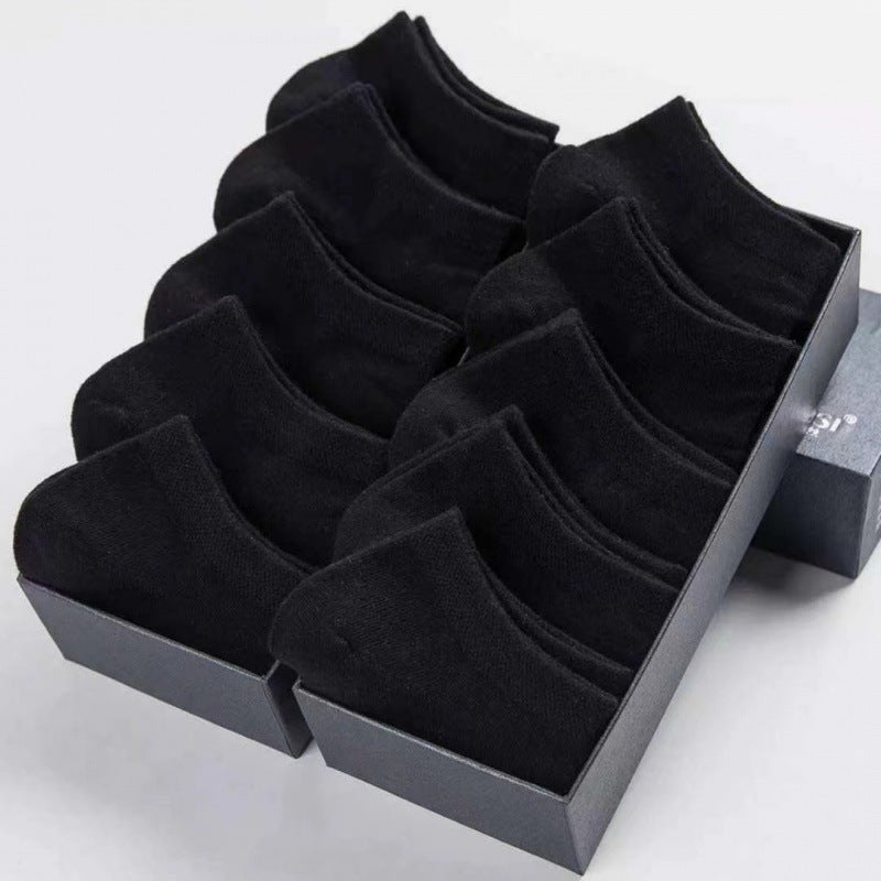 One-Piece Drop-Shipping Men's and Women's Four-Season Anti-Odor and Sweat-Absorbent Short Socks Disposable Socks Men's Welfare Cotton Socks
