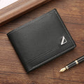 New Men's Wallet Short Wallet Men's Youth Business Casual Horizontal Wallet Fashion Large Capacity Soft Leather Wallet