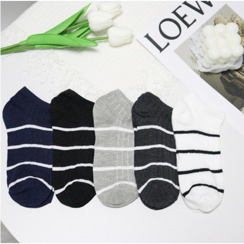 One-Piece Drop-Shipping Men's and Women's Four-Season Anti-Odor and Sweat-Absorbent Short Socks Disposable Socks Men's Welfare Cotton Socks