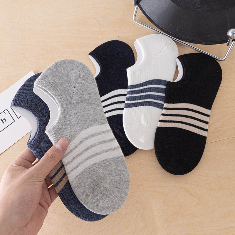 One-Piece Drop-Shipping Men's and Women's Four-Season Anti-Odor and Sweat-Absorbent Short Socks Disposable Socks Men's Welfare Cotton Socks