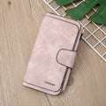 Cross-Border Large-Capacity Long Women's Frosted Pu Multi-Purpose Women's Wallet Clutch Bag Card Holder Women's High-End