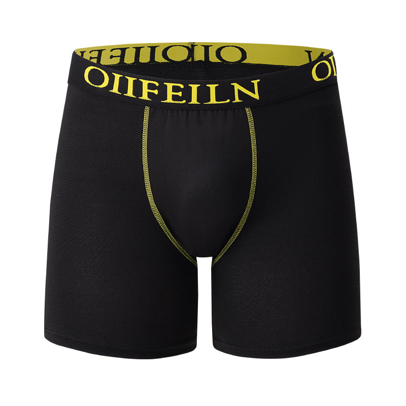 Cross-Border Overseas Platform Specially Designed for American Size Men's Sports Elastic Mid-Length Underwear, Casual and Versatile Cycling Shorts for Men