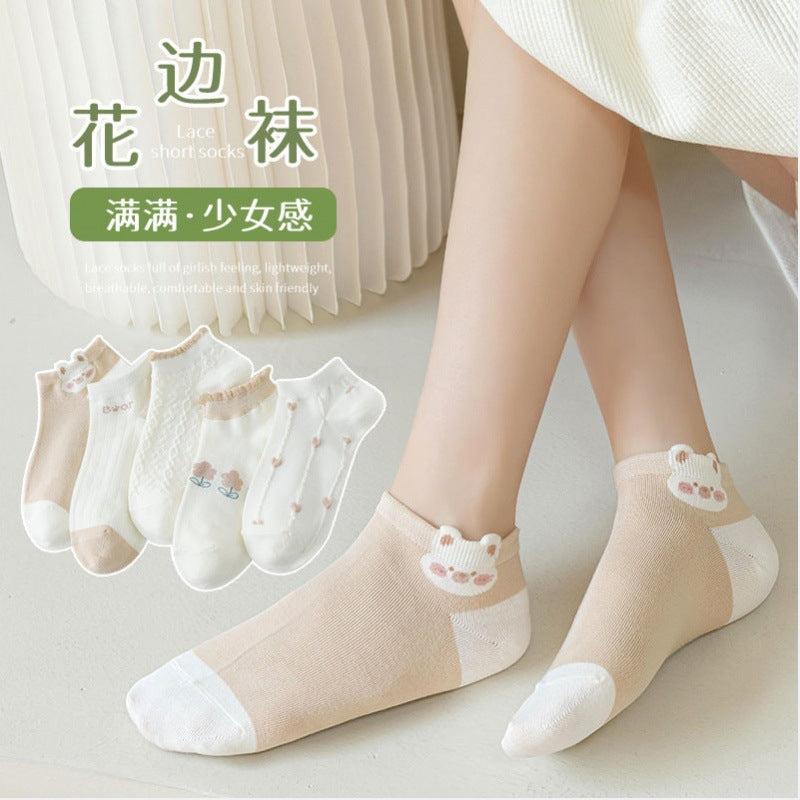 One-Piece Drop-Shipping Men's and Women's Four-Season Anti-Odor and Sweat-Absorbent Short Socks Disposable Socks Men's Welfare Cotton Socks