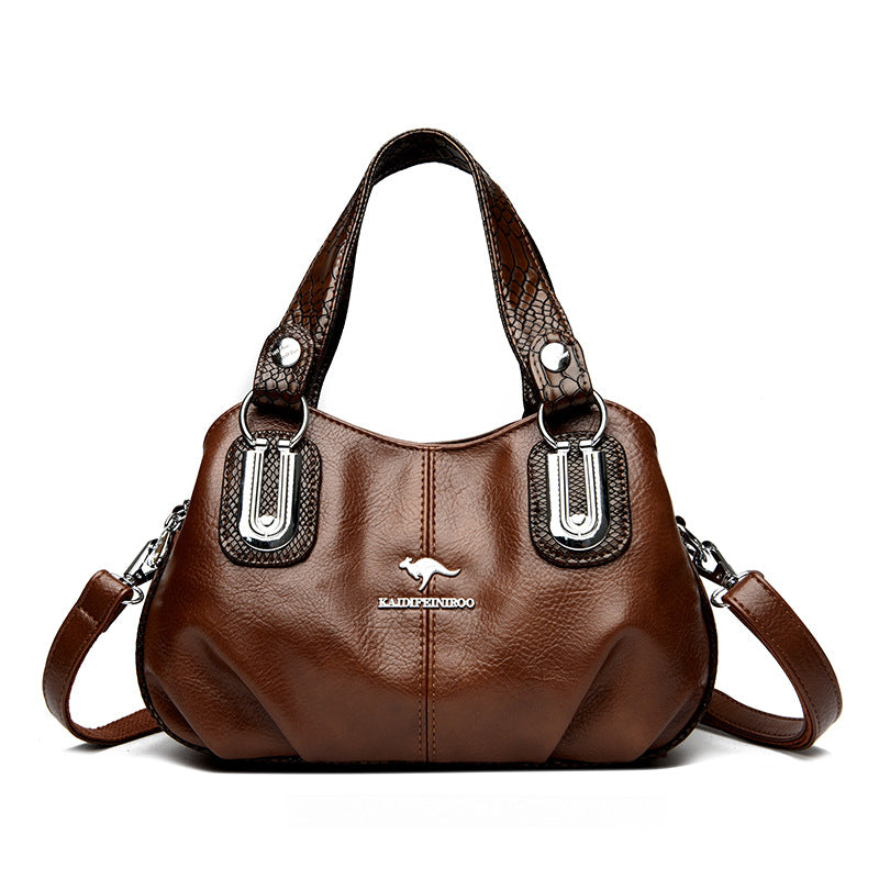 Handbag for Women 2025 New Style Women's Shoulder Crossbody Bag Fashionable and Versatile Middle-Aged and Elderly Mother's Handbag Small Shoulder Bag