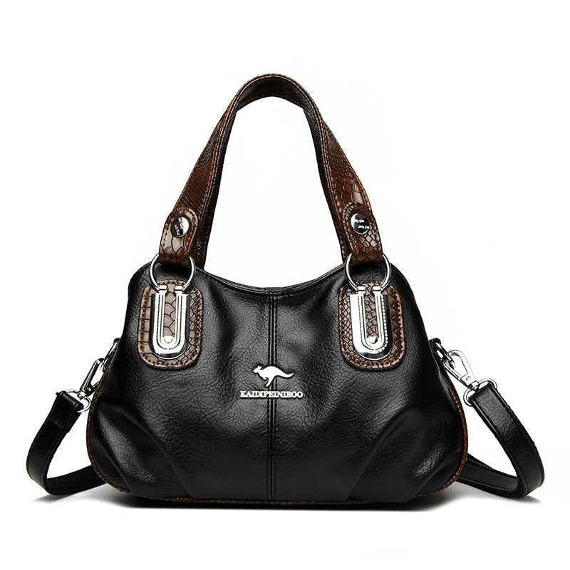Handbag for Women 2025 New Style Women's Shoulder Crossbody Bag Fashionable and Versatile Middle-Aged and Elderly Mother's Handbag Small Shoulder Bag