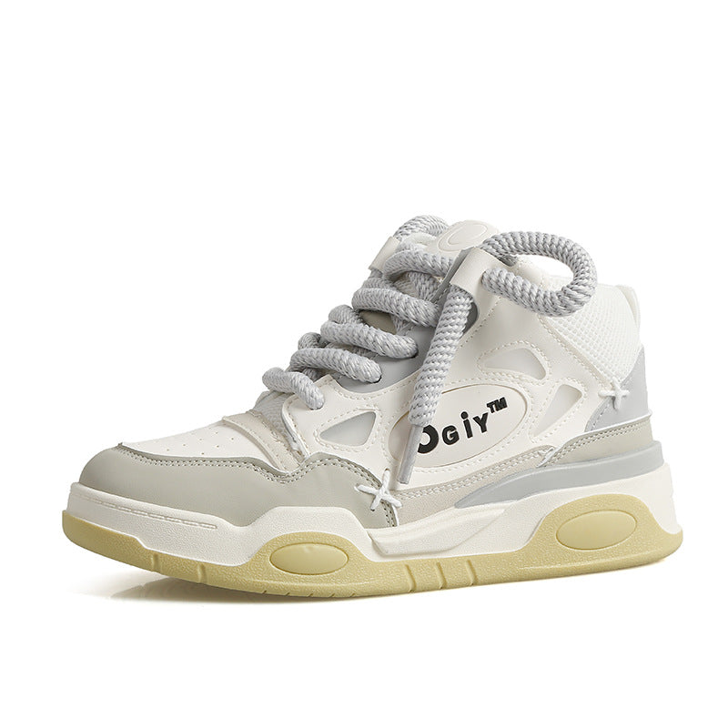 Casual Sneakers, Trendy Brand Sneakers, High-Top Sneakers for Teenagers, Niche Height-Increasing Sports Sneakers, Casual and Versatile