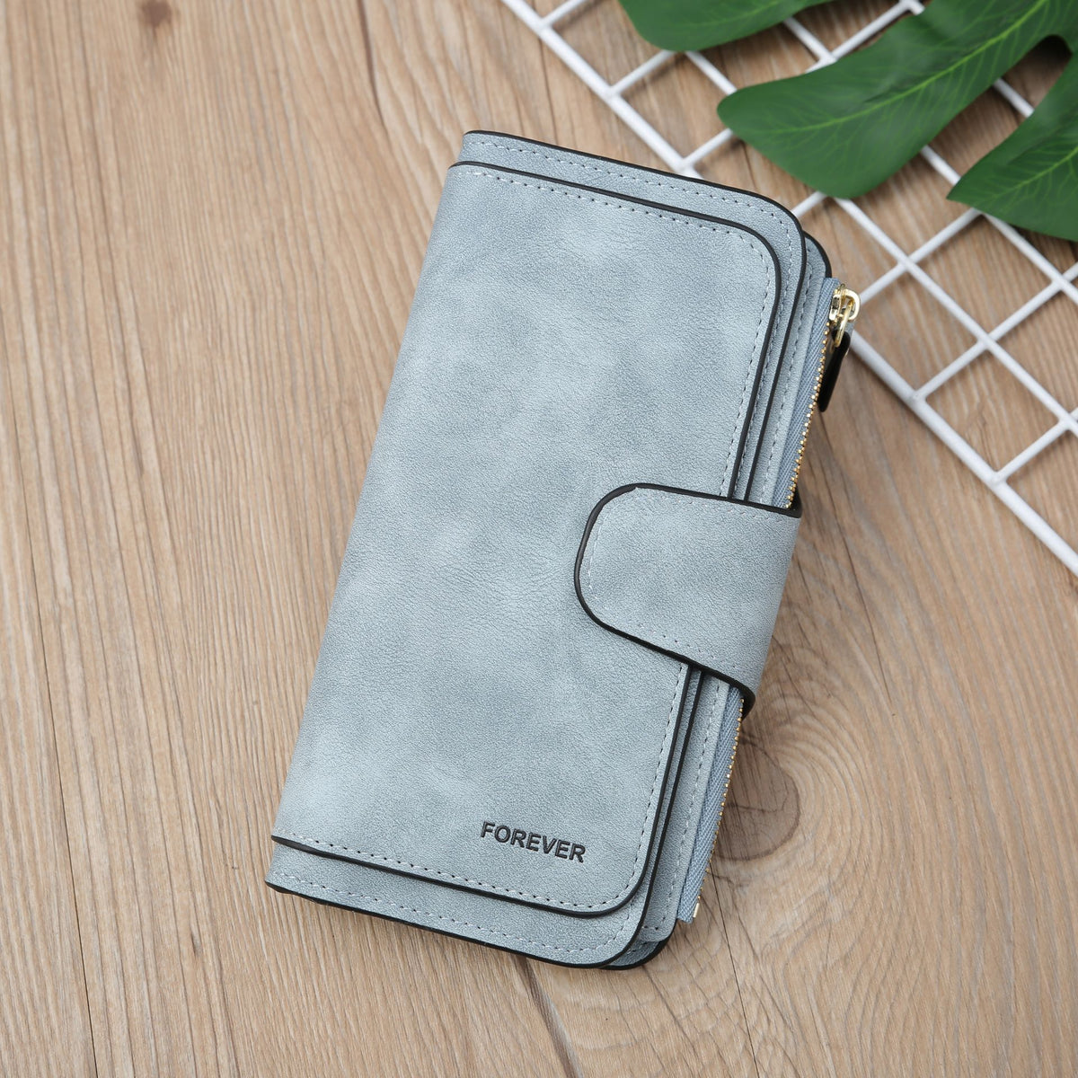 Cross-Border Large-Capacity Long Women's Frosted Pu Multi-Purpose Women's Wallet Clutch Bag Card Holder Women's High-End