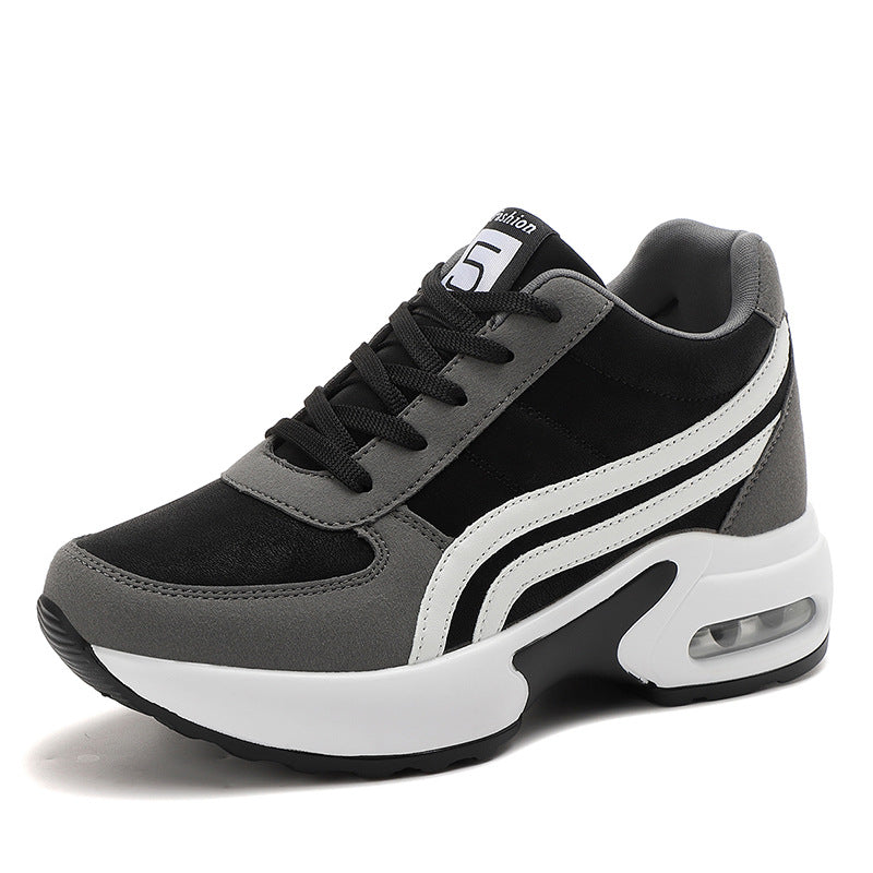 Small Height Increasing Shoes Invisible Inner Height Increasing Women's Shoes 9cm Women's sneaker Short Shoes High 35-42 yards