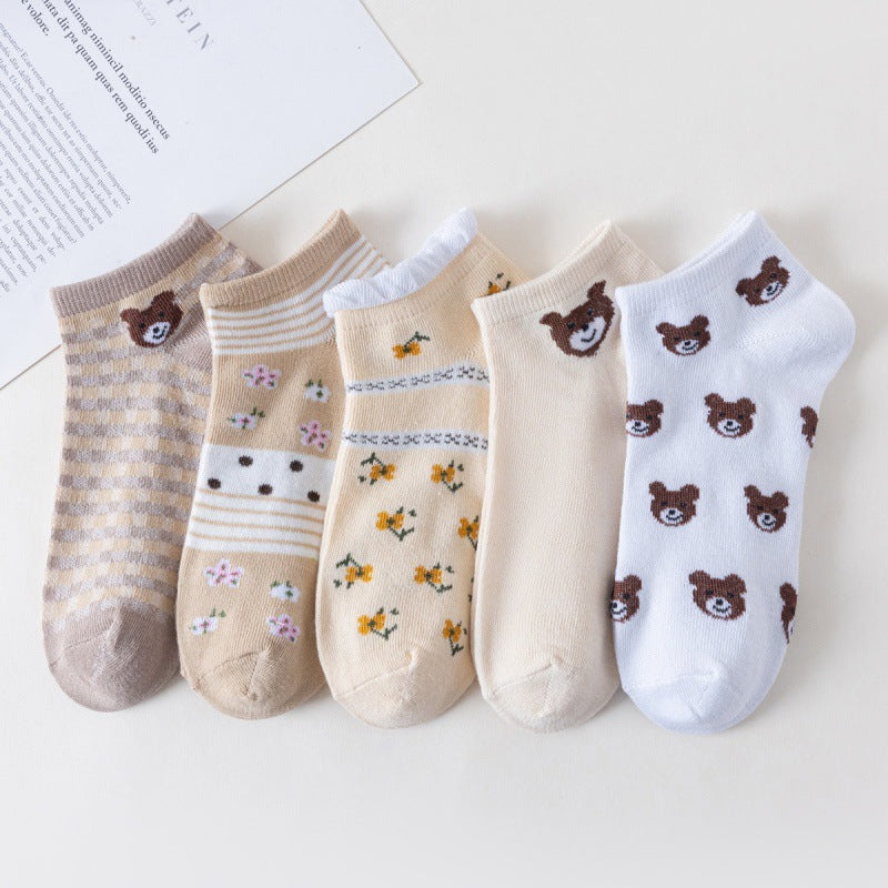 One-Piece Drop-Shipping Men's and Women's Four-Season Anti-Odor and Sweat-Absorbent Short Socks Disposable Socks Men's Welfare Cotton Socks