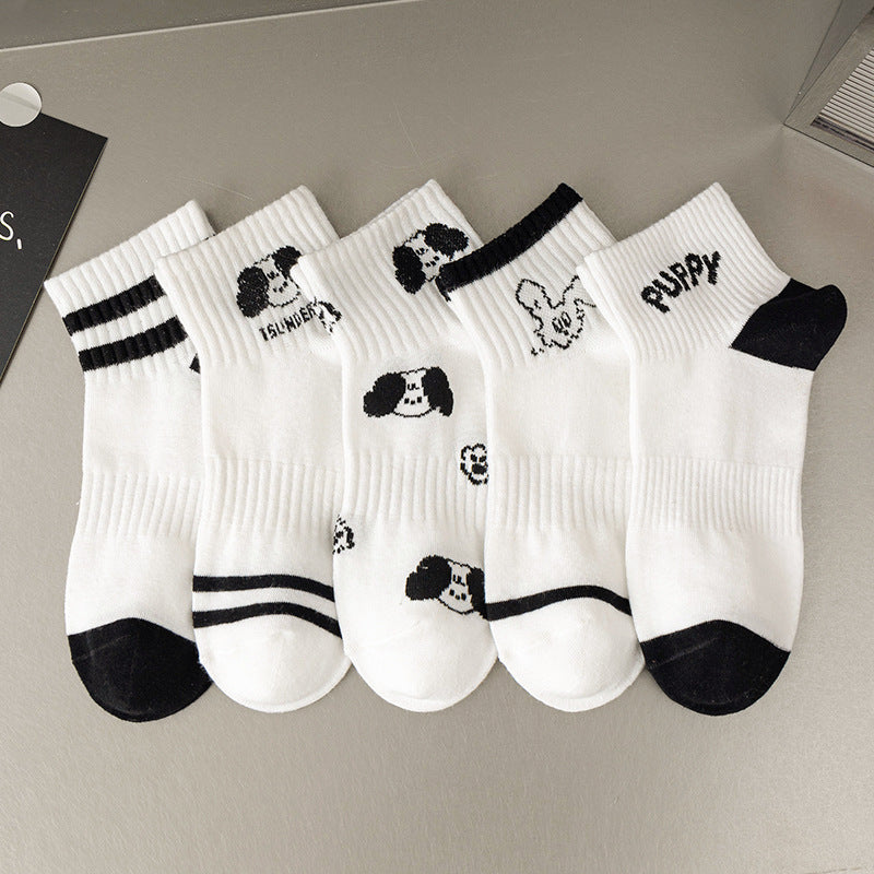 One-Piece Drop-Shipping Men's and Women's Four-Season Anti-Odor and Sweat-Absorbent Short Socks Disposable Socks Men's Welfare Cotton Socks