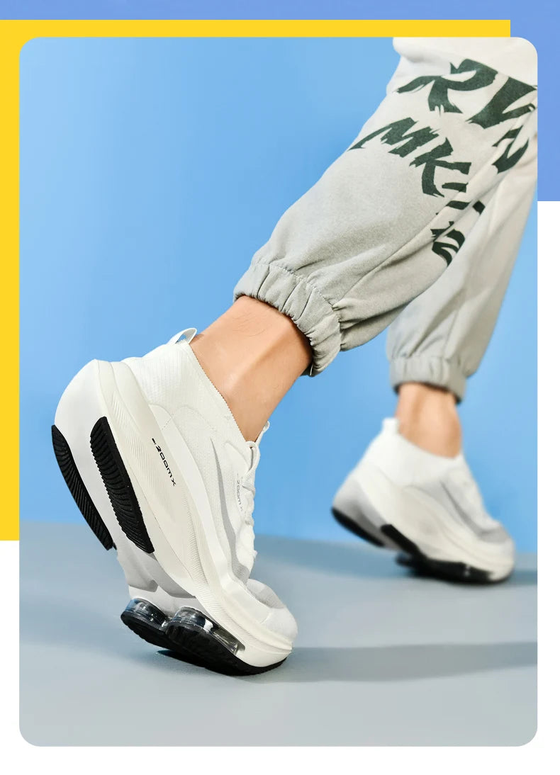 Men Running Shoes Breathable Race Cushioning Outdoor Jogging Sneakers Trainer Luxury shoes Couple Non-Slip Mesh Off-road Shoes