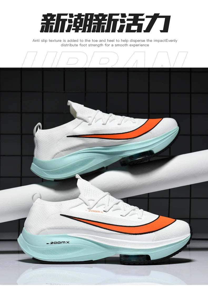 Men Running Shoes Breathable Race Cushioning Outdoor Jogging Sneakers Trainer Luxury shoes Couple Non-Slip Mesh Off-road Shoes