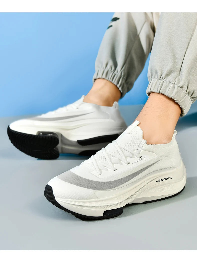 Men Running Shoes Breathable Race Cushioning Outdoor Jogging Sneakers Trainer Luxury shoes Couple Non-Slip Mesh Off-road Shoes