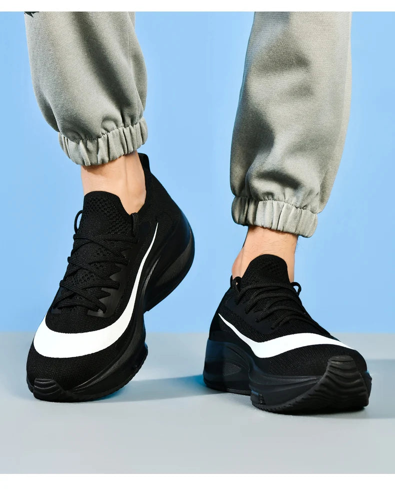 Men Running Shoes Breathable Race Cushioning Outdoor Jogging Sneakers Trainer Luxury shoes Couple Non-Slip Mesh Off-road Shoes