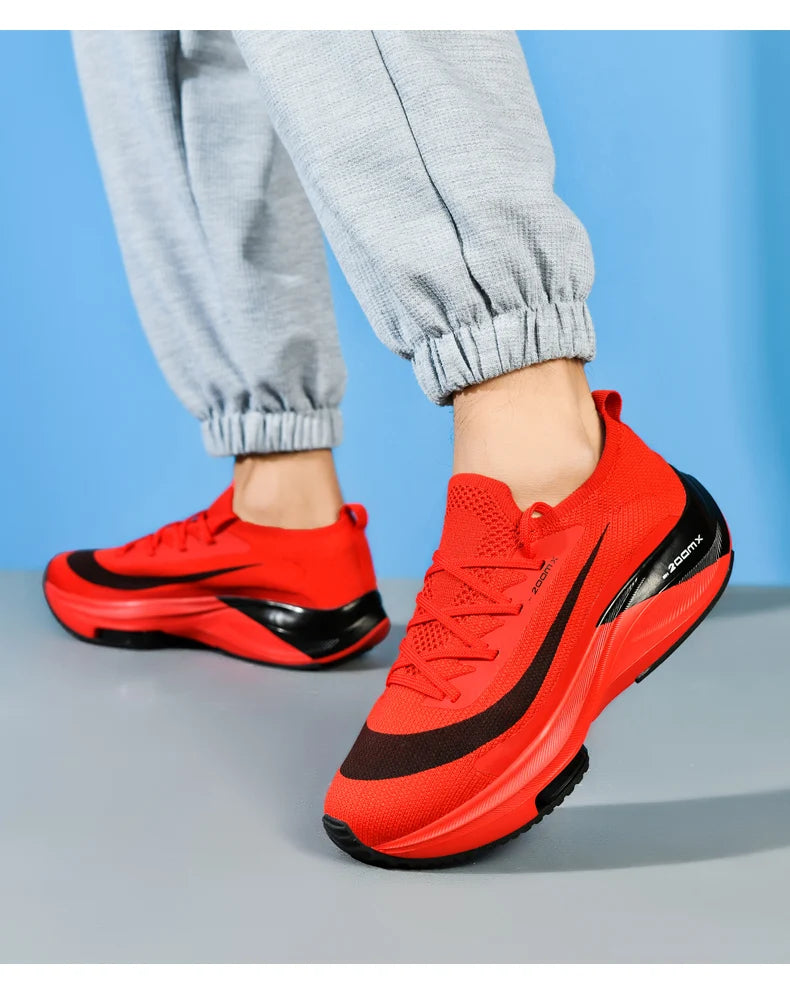 Men Running Shoes Breathable Race Cushioning Outdoor Jogging Sneakers Trainer Luxury shoes Couple Non-Slip Mesh Off-road Shoes