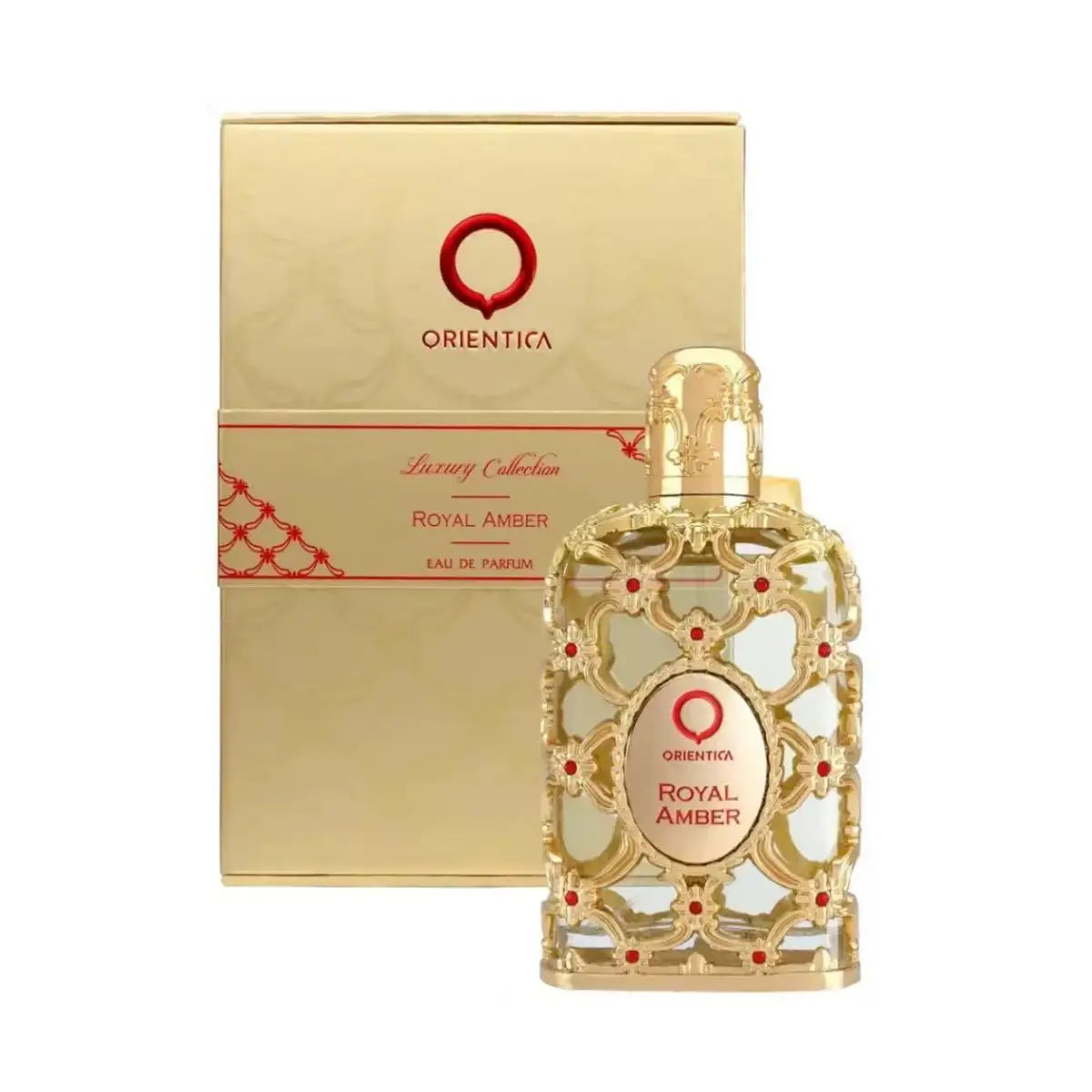 Dubai Royal Amber Perfume 100ml, Unisex Rose Cologne Spray Long Lasting Oriental Fragrance in Glass Bottle for Men & Women
