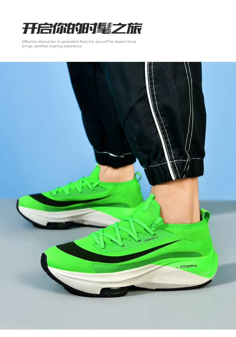 Men Running Shoes Breathable Race Cushioning Outdoor Jogging Sneakers Trainer Luxury shoes Couple Non-Slip Mesh Off-road Shoes