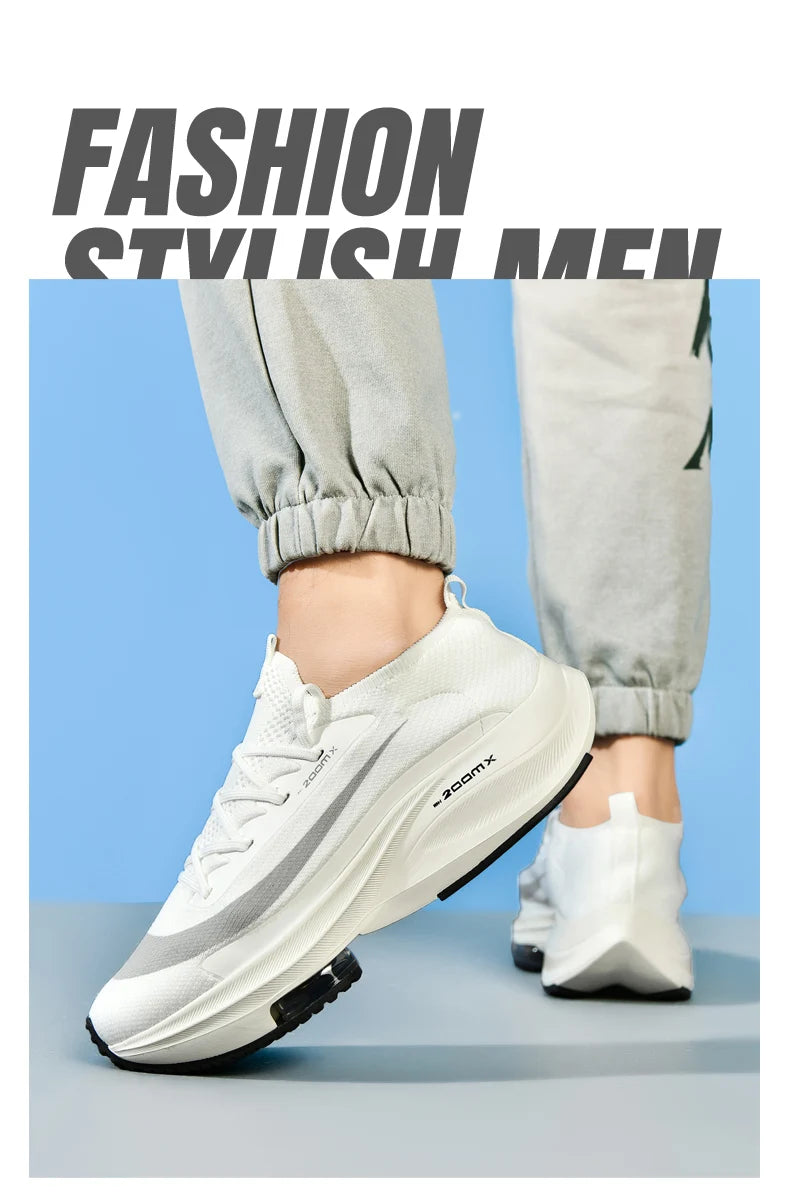 Men Running Shoes Breathable Race Cushioning Outdoor Jogging Sneakers Trainer Luxury shoes Couple Non-Slip Mesh Off-road Shoes