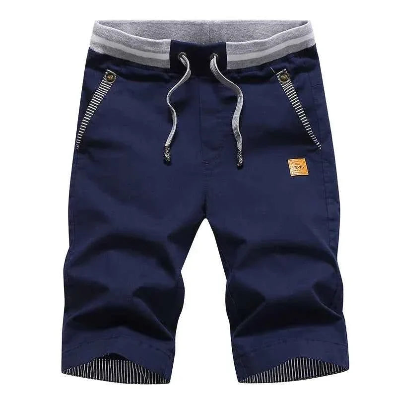 Shorts de Algodón y Lino para Hombre