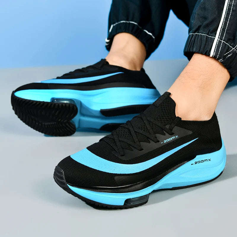 Men Running Shoes Breathable Race Cushioning Outdoor Jogging Sneakers Trainer Luxury shoes Couple Non-Slip Mesh Off-road Shoes