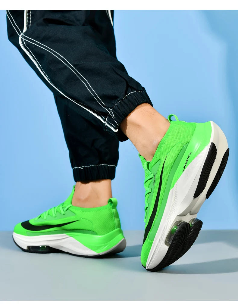 Men Running Shoes Breathable Race Cushioning Outdoor Jogging Sneakers Trainer Luxury shoes Couple Non-Slip Mesh Off-road Shoes