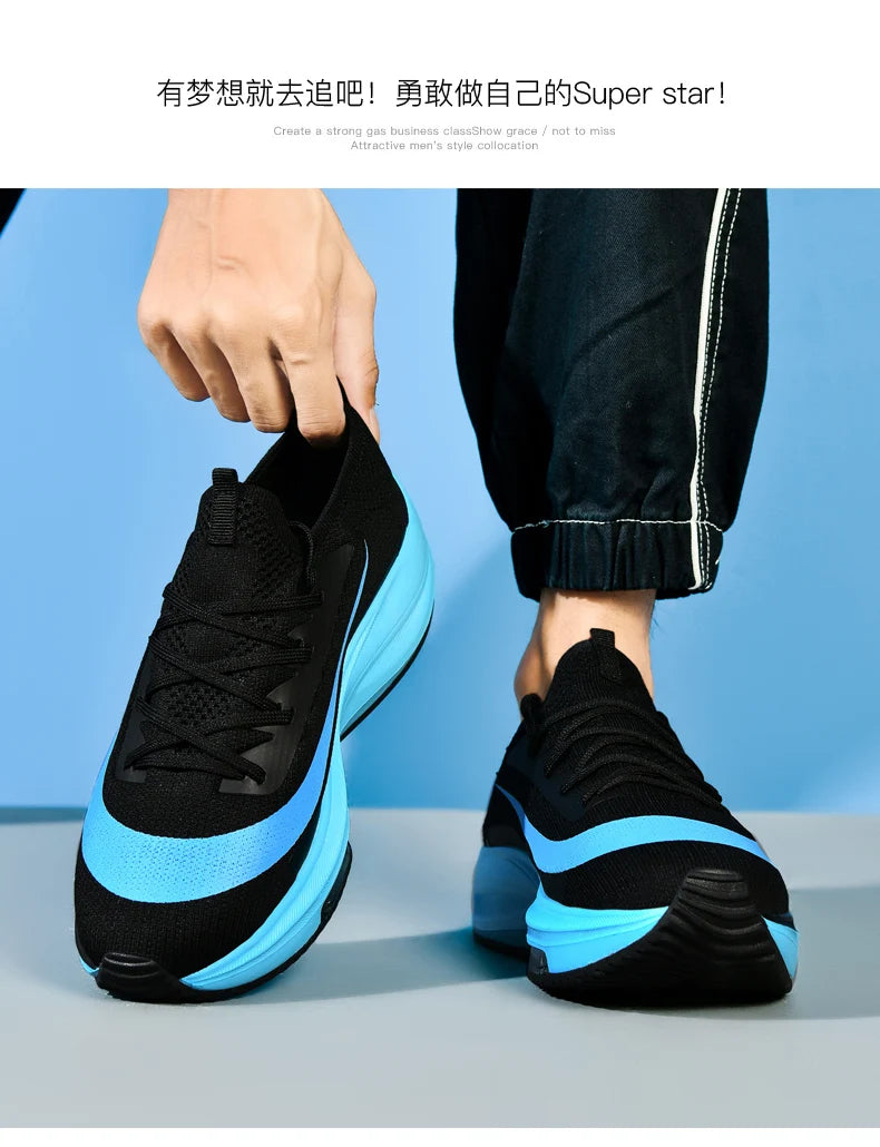 Men Running Shoes Breathable Race Cushioning Outdoor Jogging Sneakers Trainer Luxury shoes Couple Non-Slip Mesh Off-road Shoes